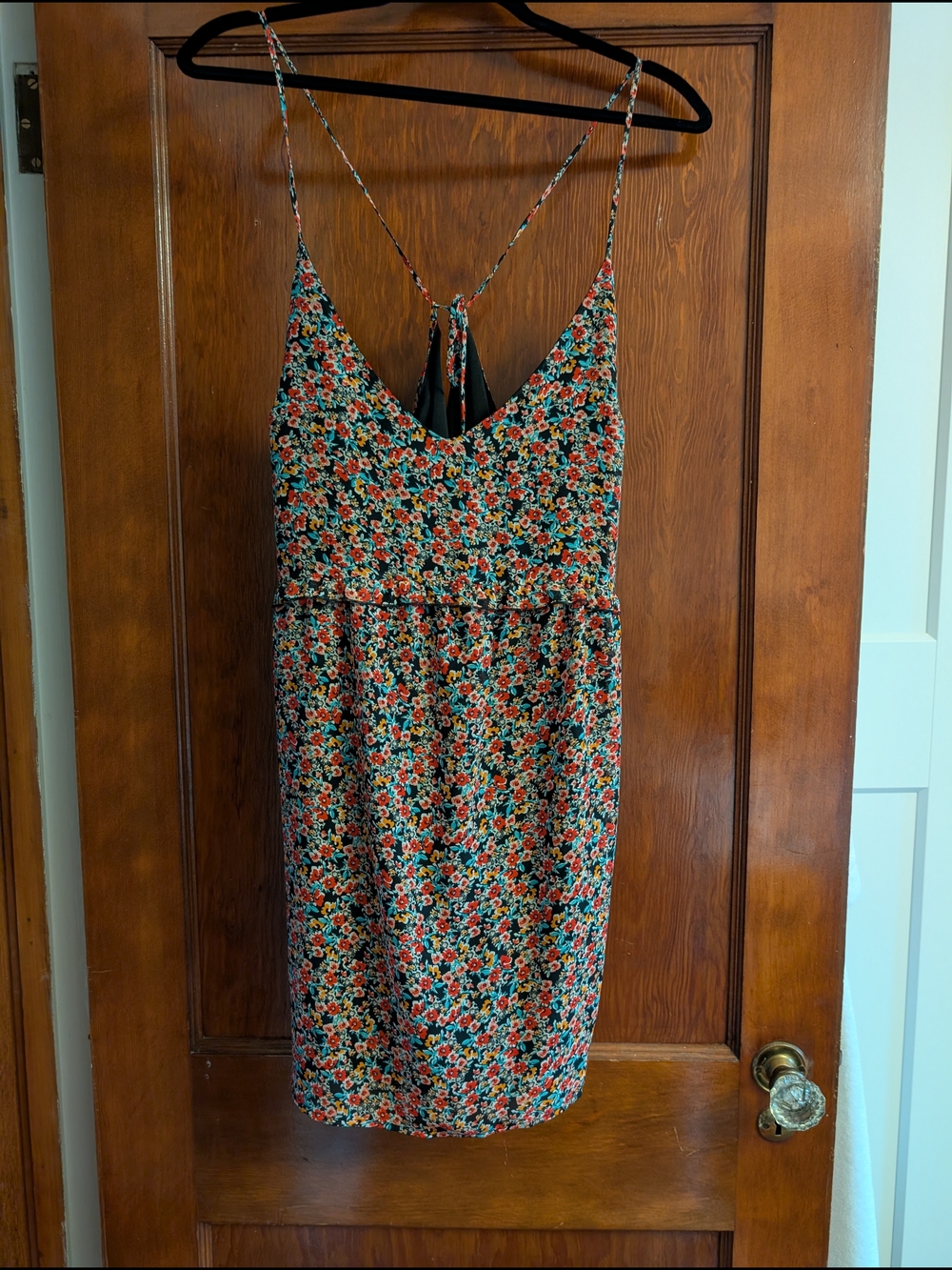 Park & Fifth Floral Spaghetti-Strap Summer Mini Dress Size XL
